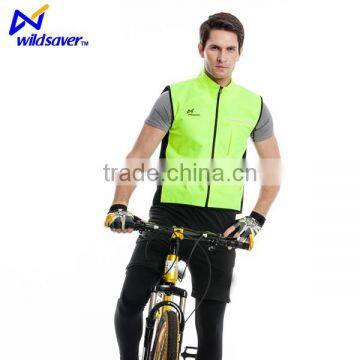 Mens Active Athletic LED Flashing Vest With Pockets