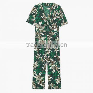 Lily Printed Short Sleeve Fashion Jumpsuit for Women photo-5