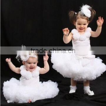 Adorable Baby Boutique Clothing Princess Ballet Tutu Fluffy Pettiskirt Girls Smcoked Ruffle Chiffon Boutique Skirt photo-5