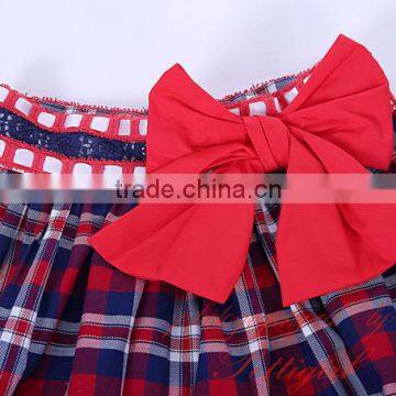 Tartan Crop Top and Skirt Set Spanish Baby Clothing photo-5
