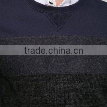 2017 Mens Stylish Jacquard Crew Neck Pullover Sweater With High Grade photo-3