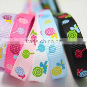 Hi-ana Ribbon 184 Custom Printed Christmas Candy Ribbon Hand Made Gift Ribbon La Ribbon photo-2