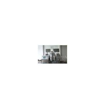 Double Column 2000L PLC control Automatic Vacuum Emulsifying Equipment With SUS316L Tank