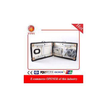 Portable Folding Massage Bed With Big Round Toe 5cm Sponge Aluminum Leg Portable Massage Table With Carry Case Max Bear 800kg photo-2