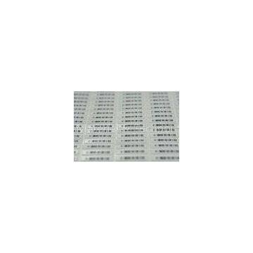 DR AM EAS RF Label For Anti Theft , Low Density Polyester Polyethylene 0.12mm