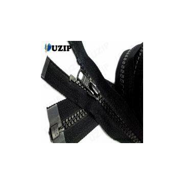 High Quality Manufacturer Silver Teeth Plastic Zippers