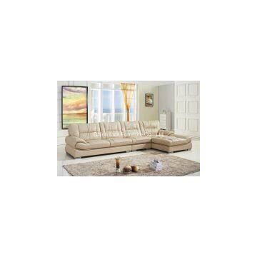 Australian Leather Sectional Sofa with Chaise