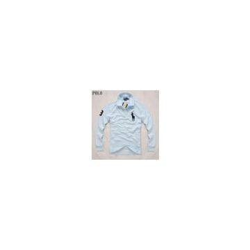 wholesale&retail men's shirt in long sleeves,ralph lauren,baby blue