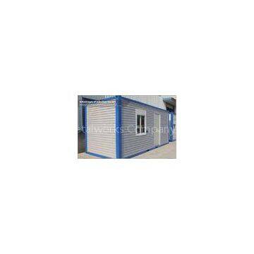 Carport Garage Prefab 20ft Container House , Prefab steel frame modular homes