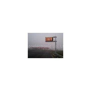 Outdoor SMD Led Variable Message Sign System Scrolling For Safety Message