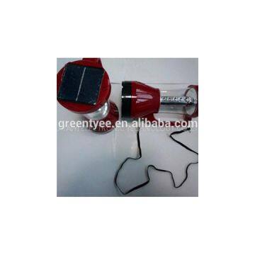 Camping Solar Panne 15LED Lantern With 1W Torch With Stap Light