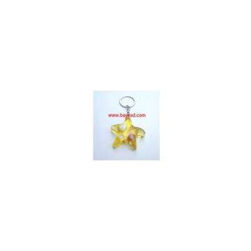 Sell Real Starfish Keychains, New Design Starfish Shape Keychains, So Cute Gift, High Quality