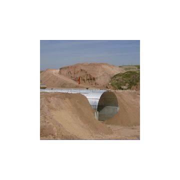 Project Construction Used Culvert Pipe, Corrugated Culvert Steel Pipe, Half Circle Corrugated Steel Culvert Pipe