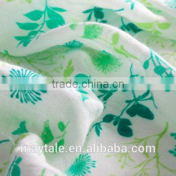 100% Organic Cotton Muslin Swaddle Blanket 47"x47" photo-3