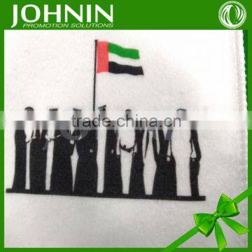 Short Production Time Sublimation Printing National Day Promotional Products 2016 U.A.E Poly Fleece Scarf photo-3