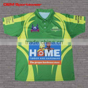 Full sublimation custom design polo shirts for men