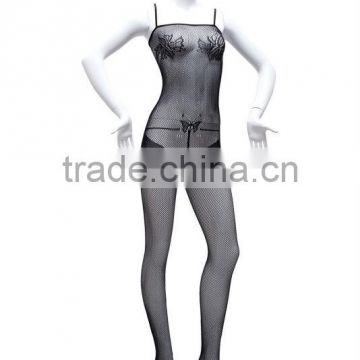 Summer New Fashion Korean Style Wholesale Elegant Noble Fishnet With Rose Lace Woman Adjustment Lose Weight Body Stocking