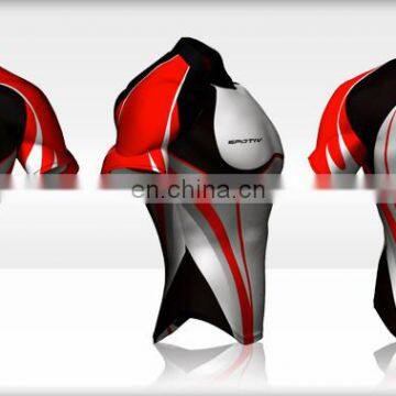 Manufacture breathable customized rugby jersey with sublimation