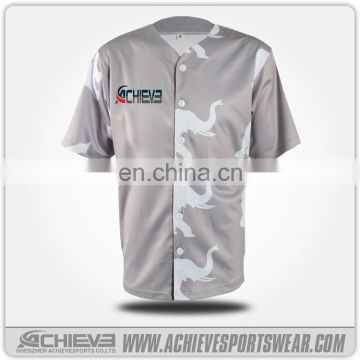 Wholesale Men Sublimated Baseball Jersey Custom Baseball Jerseys