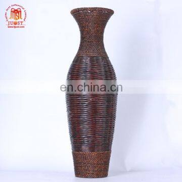 Hotel Lobby Decor New Design Big Size Tall Black Vase