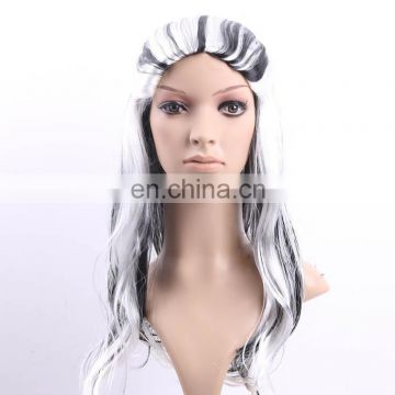 Frankie stein black white party halloween wig FGW-0064