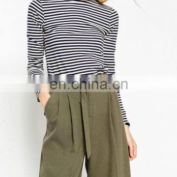 ladies fashion soft breathable long pants wide leg alibaba pants