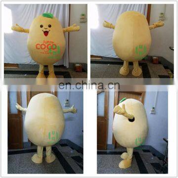 New design!!!HI vegetable mascot costume for adult size,wonderful customized mascot costume for hot sale