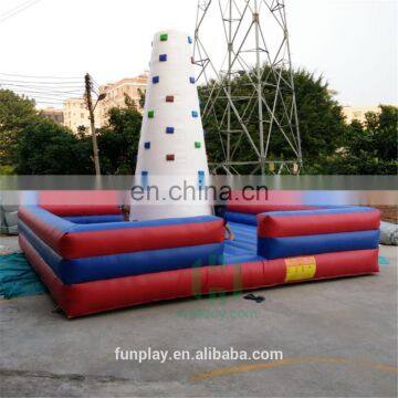 Popular climbing man wall art inflatable climbing wall inflatable rock climbing wall hot selling