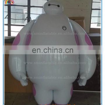 Hot selling inflatable baymax cartoon,inflatable robot baymax,inflatable big hero for advertising