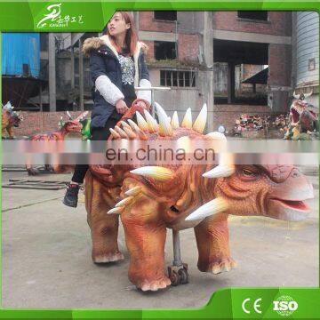 KAWAH Hot Sale Animal Scooter Amusement Animatronic Walking Dinosaur Rides For Sale photo-6