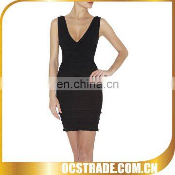 V neck europe evening dresses