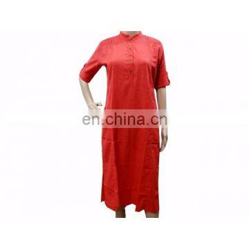 Women's Cotton Tunic custom Top Long Kurta Indian Ethnic WEAR