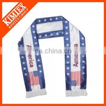 Sport polyester custom sublimation printing scarf