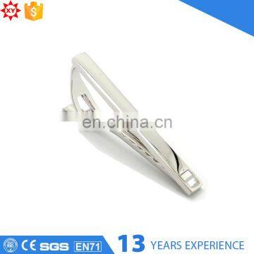 Custom zinc alloy/ brass/ iron material and printing logo tie clip