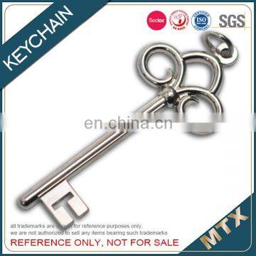 Zinc alloy hollowed key rings custom