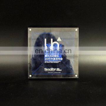 Custom design plexiglass acrylic plastic high profile puzzle display card