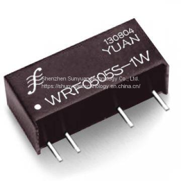 0.1-2W Fixed Input, Regulated Single Output Volatage DC Converter Wrfxxxx-S/D Series