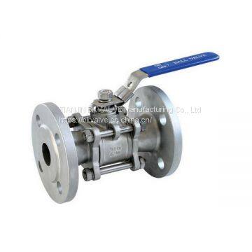 3 PCS STAINLESS STEEL FLANGE BALL VALVE