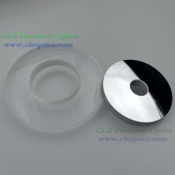 Custom Fused Silica Mirror with a hole