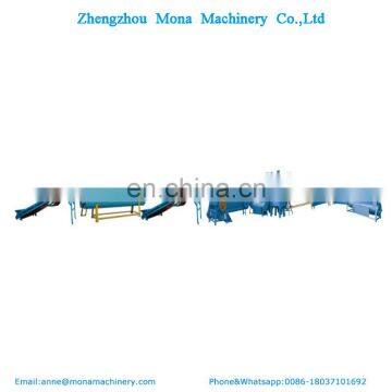 Factory  sale Plastic PET Bottle Washing Recycling Machine/waste Plastic PET crushing washing recycling production line