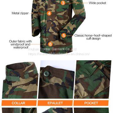 Cheap Wholesale CP Muliticam Camo M65 Field Military Jacket photo-3
