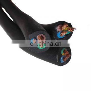 Class 5 copper conductor Rubber H07RN-F H05RN-F cable 3core in all size Power cable