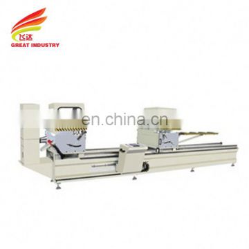 Aluminum window double head cutting saw machine