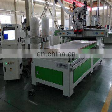 Wood Door Making "Expert"!!!synchronous 2 Heads Wood Cnc Router photo-6