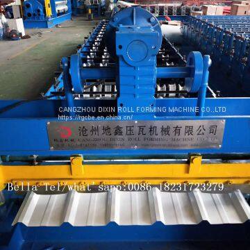 Roofing Sheet Trapezoid Tiles Metal Roll Forming Machine photo-2