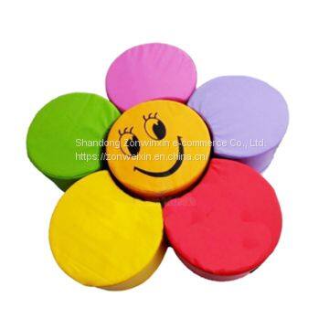 New Design Kids Soft Play Sunflower Sponge Stool Educational Toys photo-2