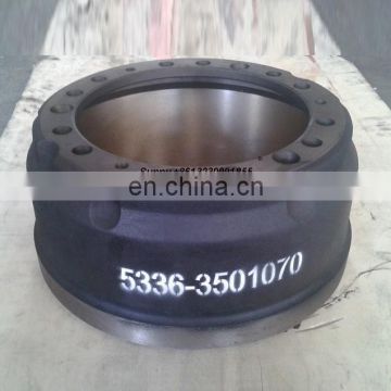 Factory casting brake drum 5336-3501070 for russian truck trailer