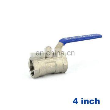 GOGO High quality 1PC Ball valve Stainless steel DN100 Female thread 4 inch BSP SS304 SS316 201 2 way Ball Valve