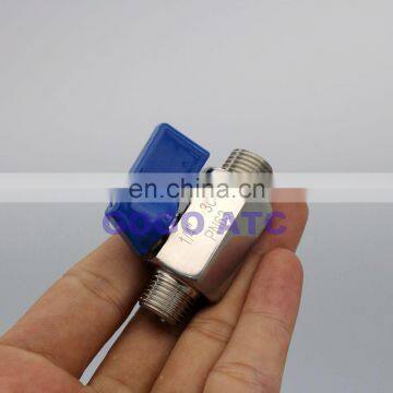 High Quality MINI Ball Valve Stainless Steel 304 1/8 1/4 3/8 1/2 BSP Female Male Thread Brewer Hardware 2 Way Ball Valve photo-6