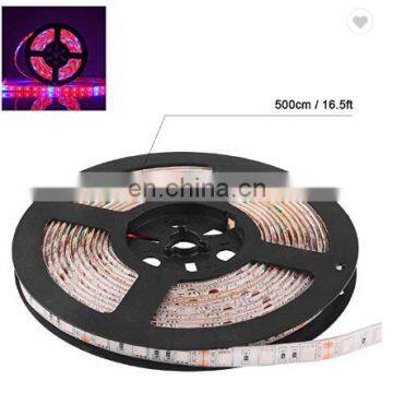 Светодиодные ленты для выращивания растений 5050 SMD LED Plant Strips Light длиной 16,4 фута для аквариума, теплицы и гидропоники photo-6